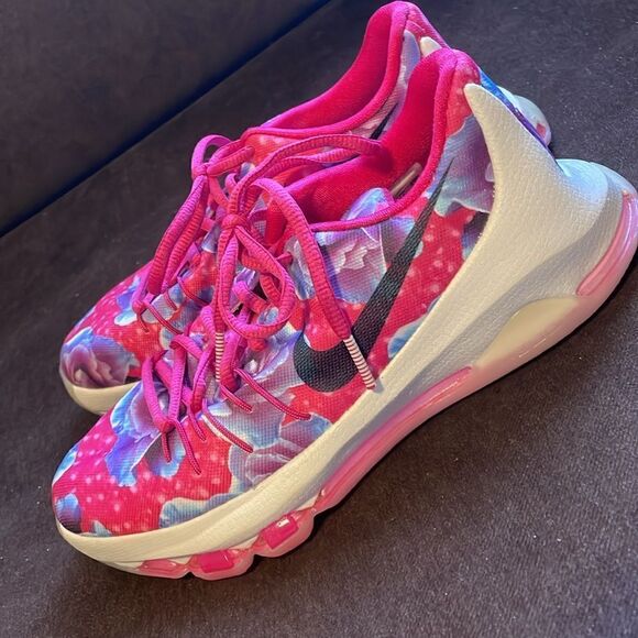 NEW KD 8 GS Aunt Pearl Womens 5.5/6.0 4 Y Pink - Picture 7 of 10